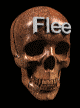 skull with text FLEE!!!